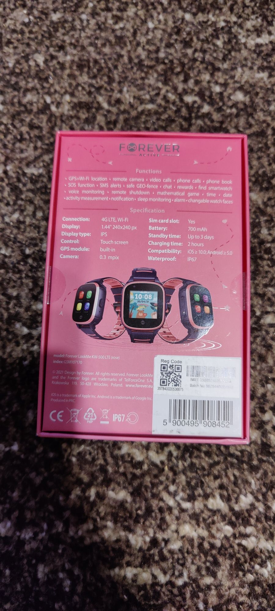 Smartwatch Look Me Forever 4g LTE gps