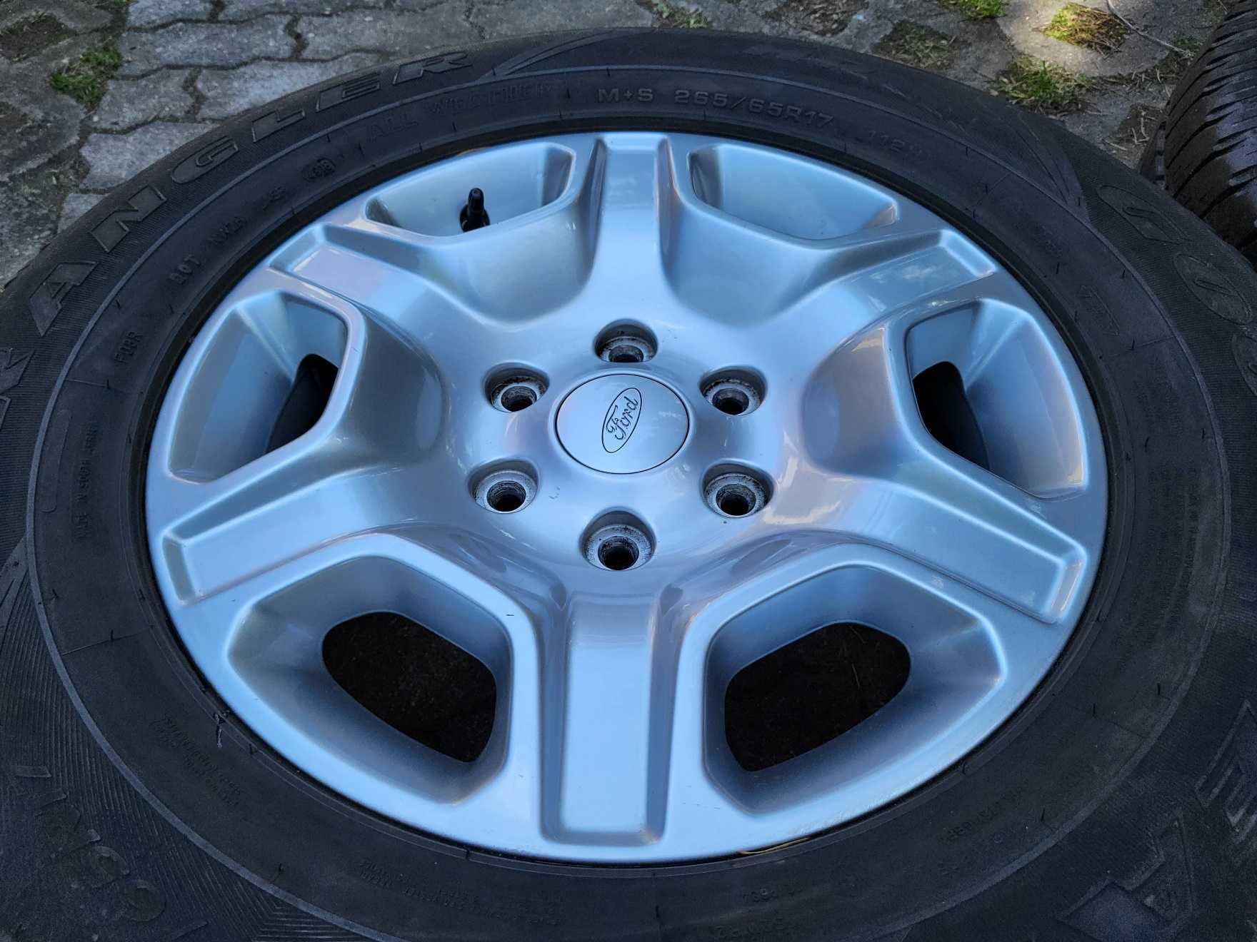 Felgi aluminiowe 17" 6x139,7 Ford Ranger z oponami + TPMS