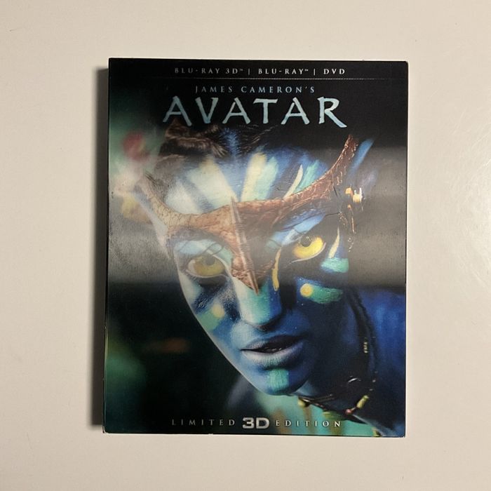 Avatar (2009, 3D+2D+DVD) - trójwymiarowa okładka, slipcase