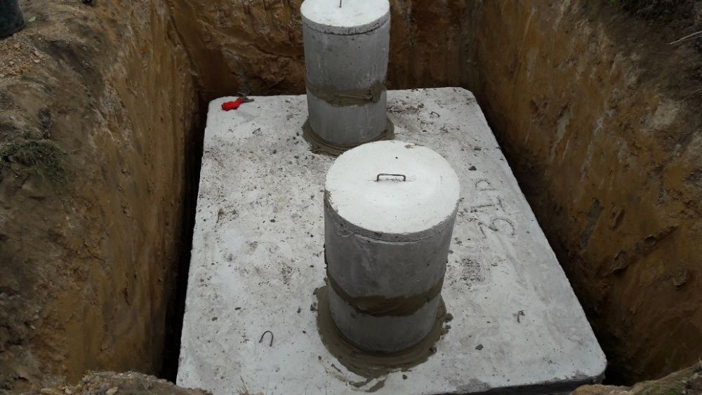 Szambo dwukomorowe betonowy zbiornik Szamba od PRODUCENTA