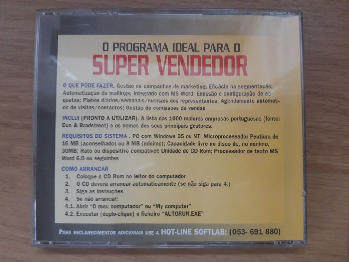 O Programa Ideal para o SUPER VENDEDOR (CD-ROM)