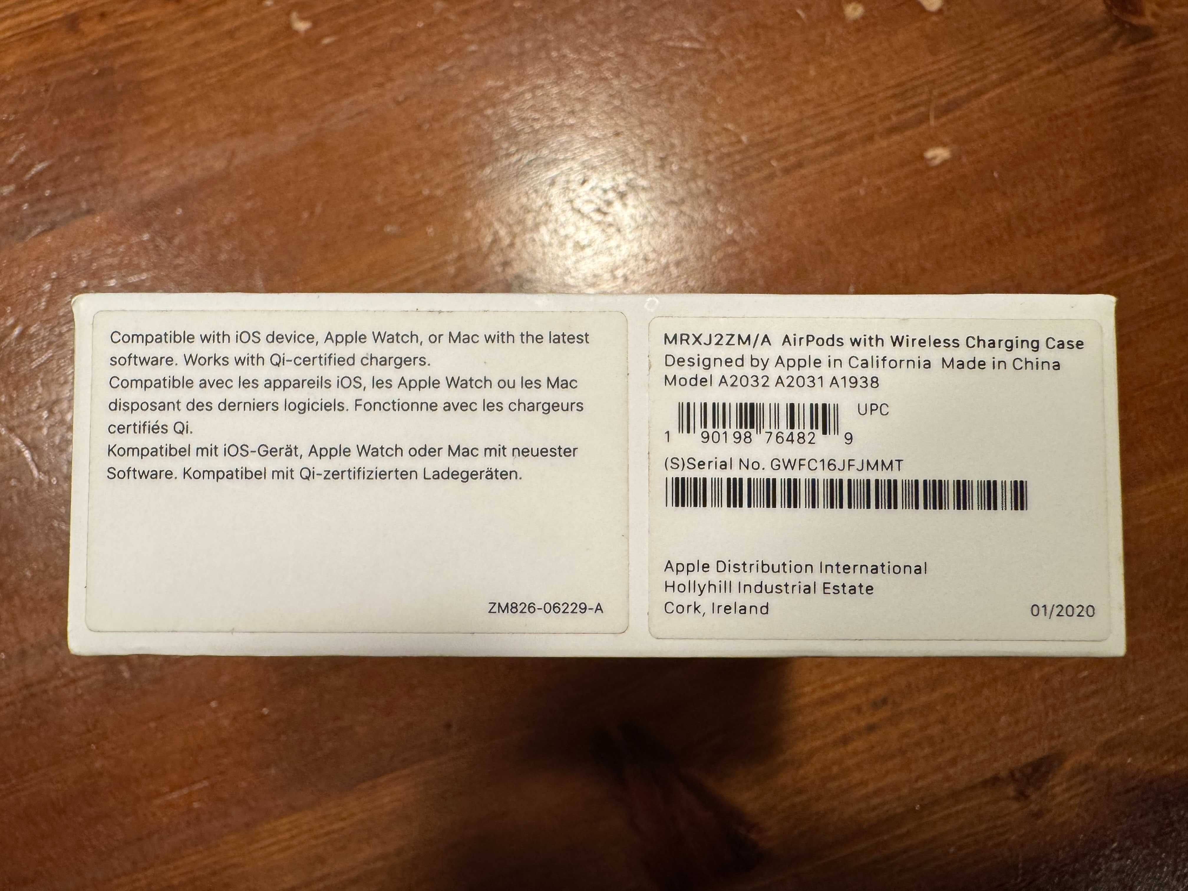 Słuchawki Apple AirPods 2 A2031 w stanie idealnym