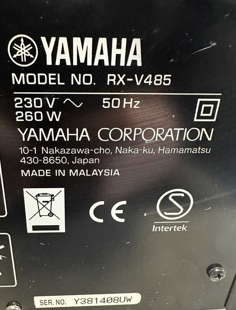 Amplituner 5.1-kanałowy Yamaha RX-V485