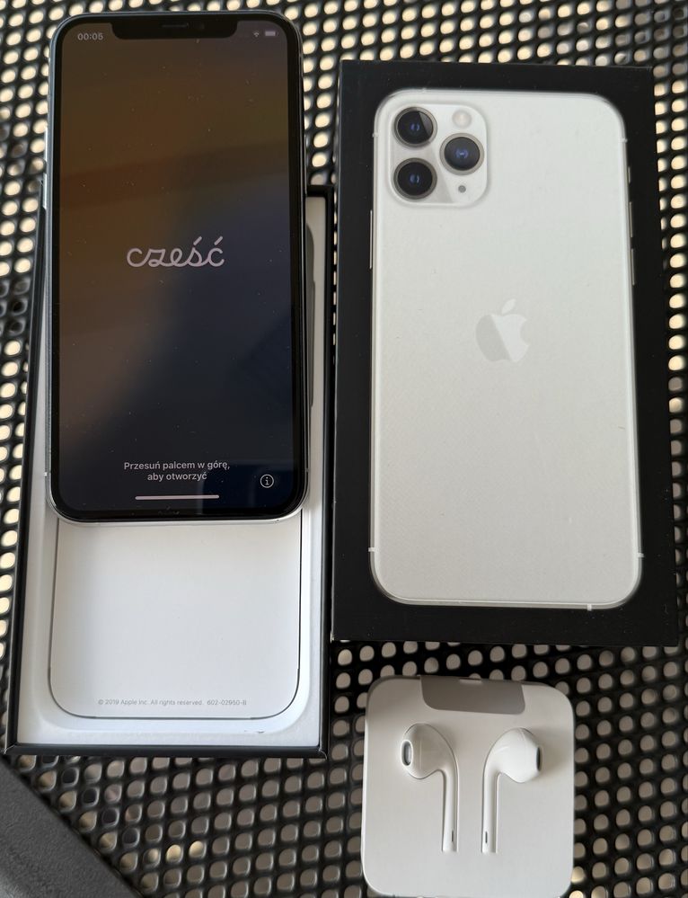 telefon Apple iPhone 11 PRO 64GB Silver - 100% sprawny i ZADBANY