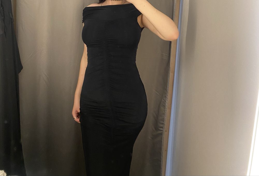 сукня topshop з вирізом максі довга