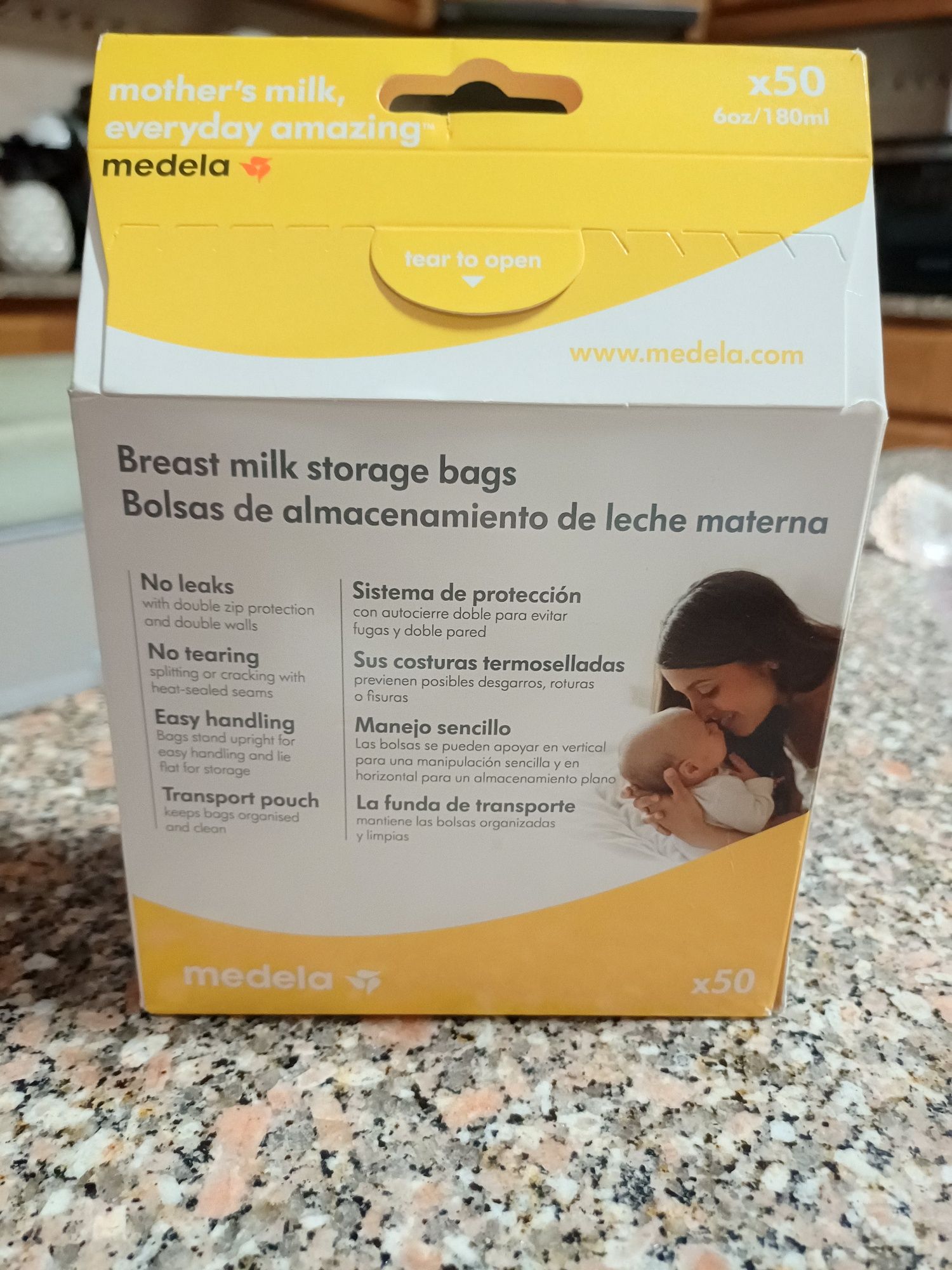 Sacos de congelamento de leite materno Medela