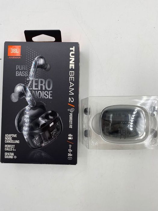 słuchawki bezprzewodowe dokanałowe jbl tune beam z redukcją szumów