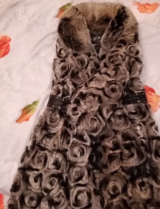 Натуральная шуба из шиншиллы