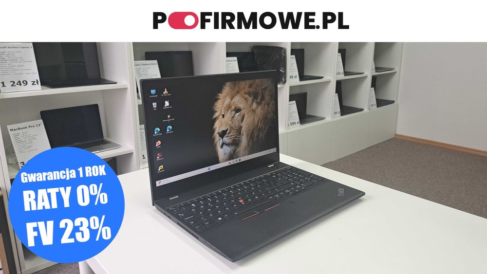 Biznesowy i wydajny Lenovo ThinkPad T490 14" i7-8gen 16GB 512SSD Kl. A