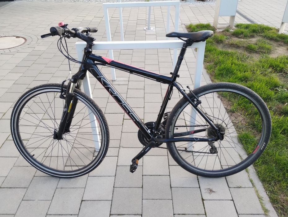 Kross evado 3.0 rama alu rozmiar M 19, czarny czerwony