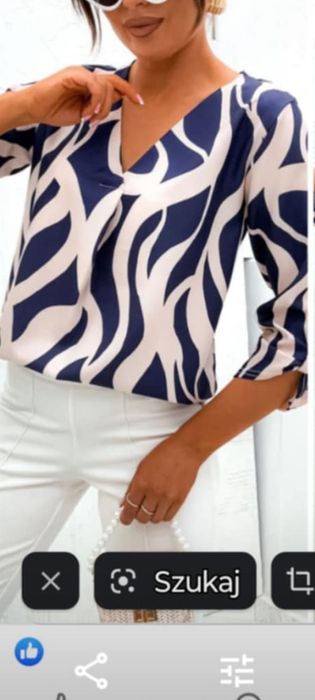 Bluzka z rękawem 3/4