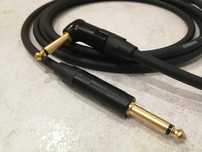 Kabel gitarowy JACK 6,3 TS Mono Neutrik kątowy - prosty kabel KLOTZ 4m