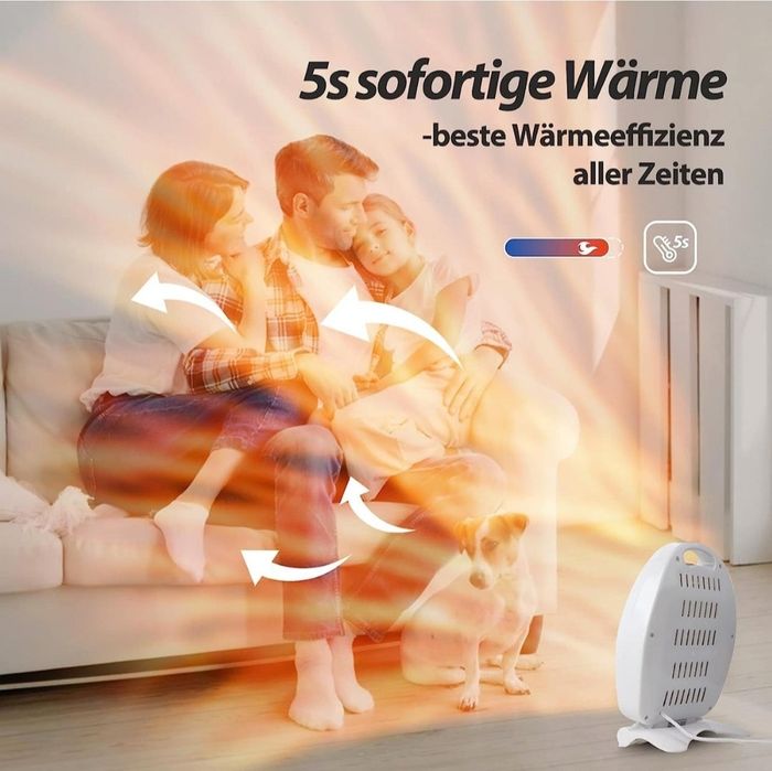 Кварцовий інфрачервоний обігрівач Тепловентилятор Обогреватель Дуйка