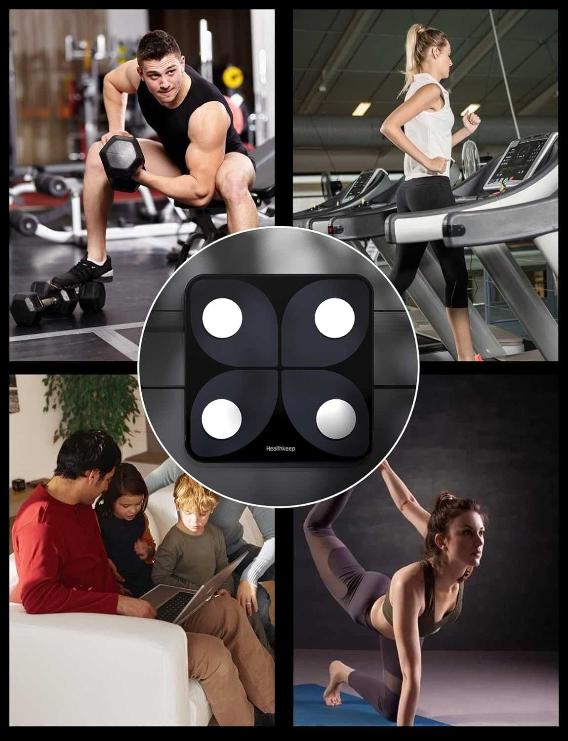 WAGA Pomiar Tkanki Tłuszczowej Bluetooth Smart i monitor składu ciała