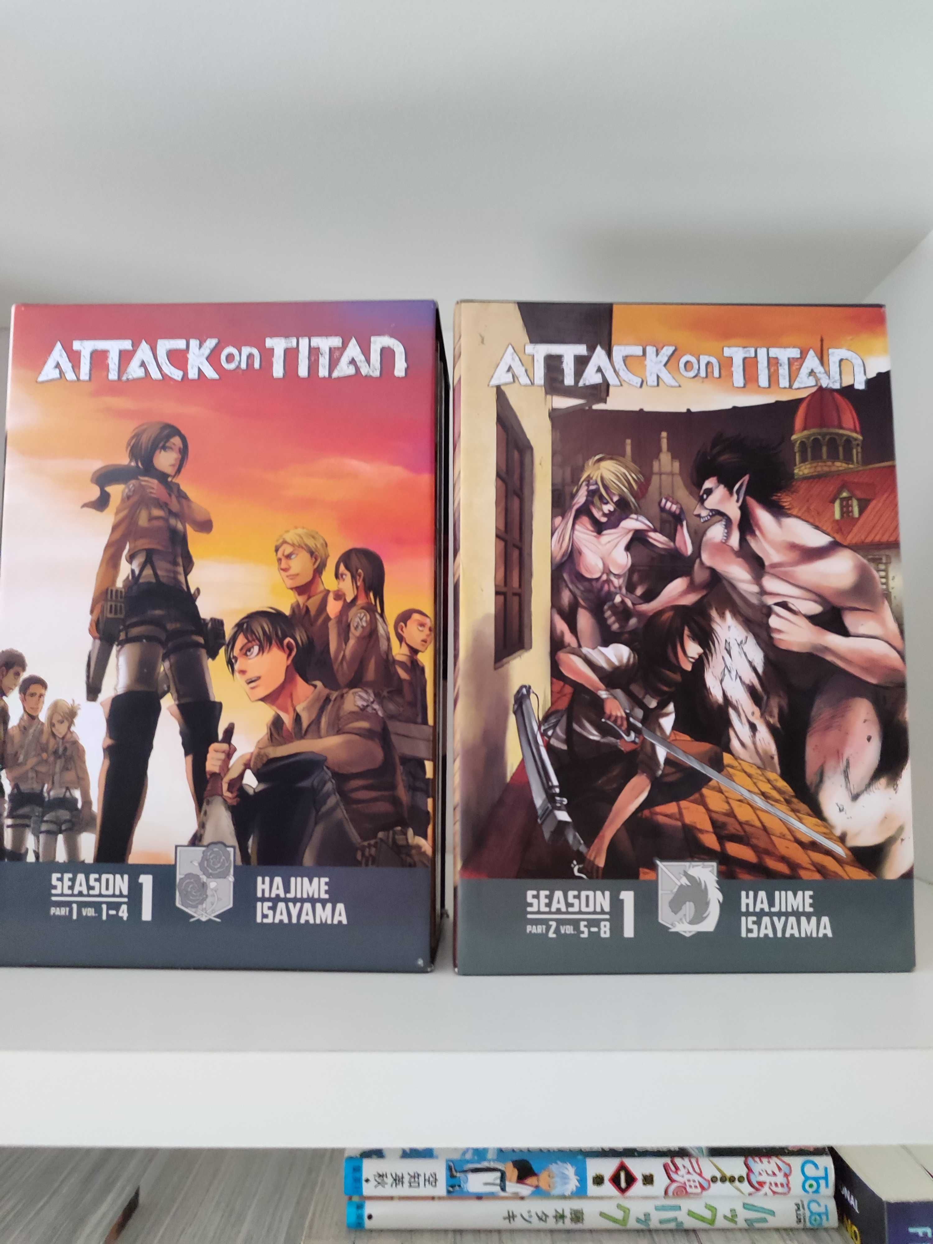 Attack on Titan Box Sets 1 e 2
