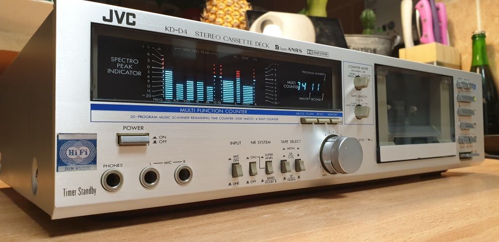 JVC KD-D4 Stereo Cassette Deck