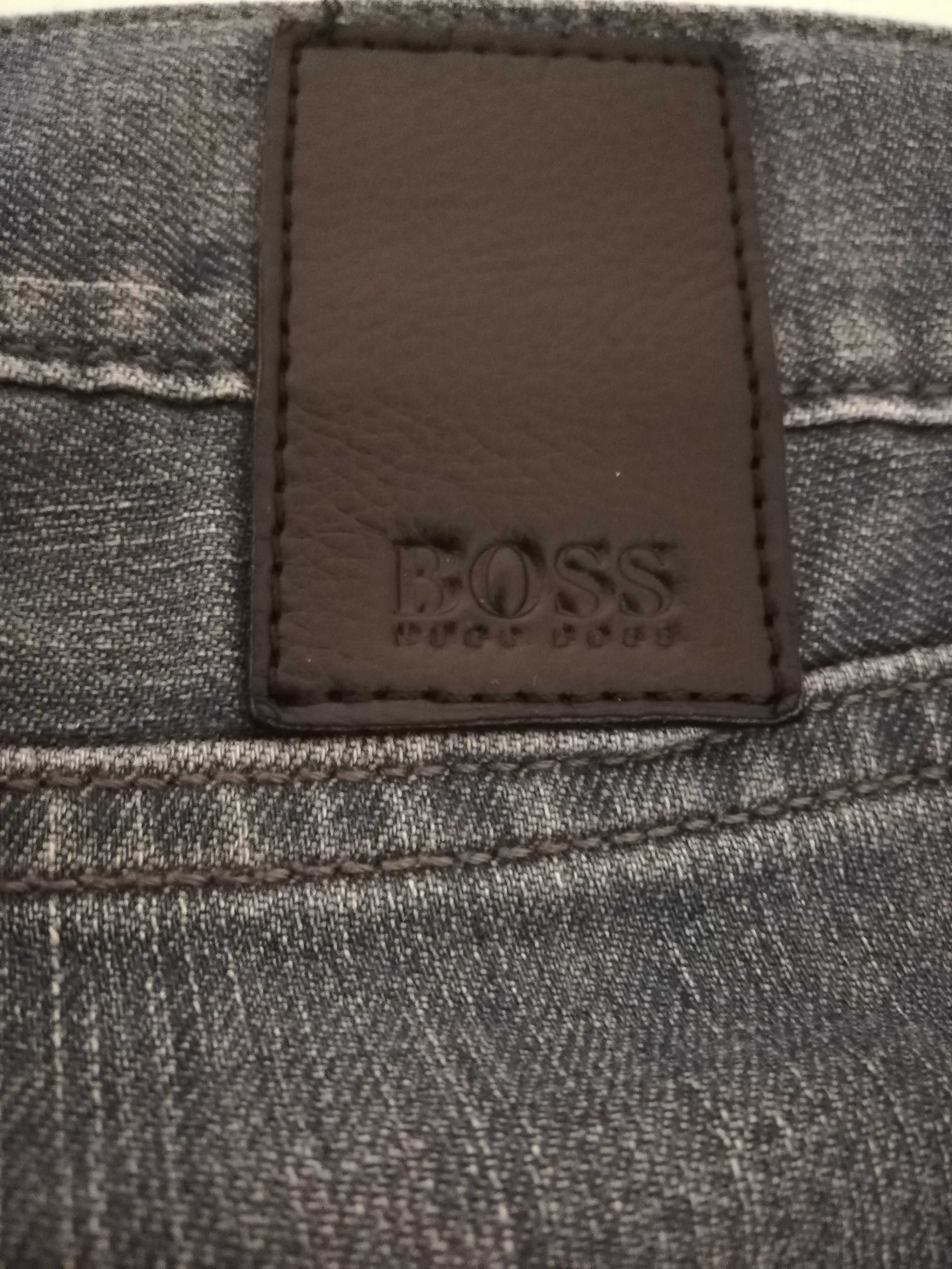 Spodnie męskie Hugo Boss Stretch 31/32 Jeans logowania S/M