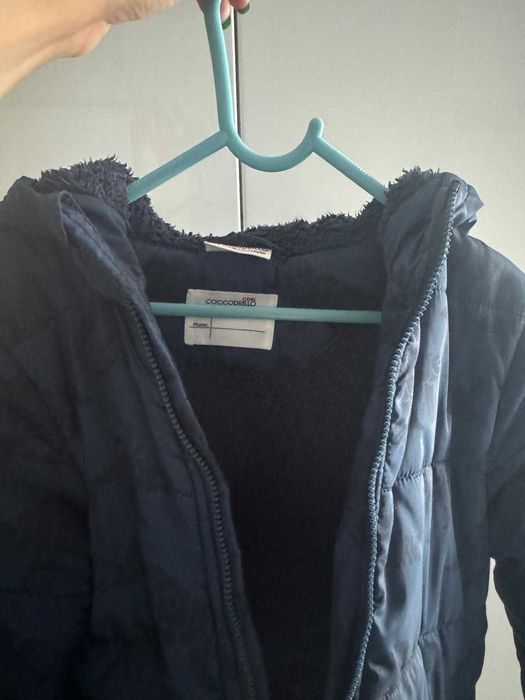 Kurtka zimowa granatowa dla chłopca