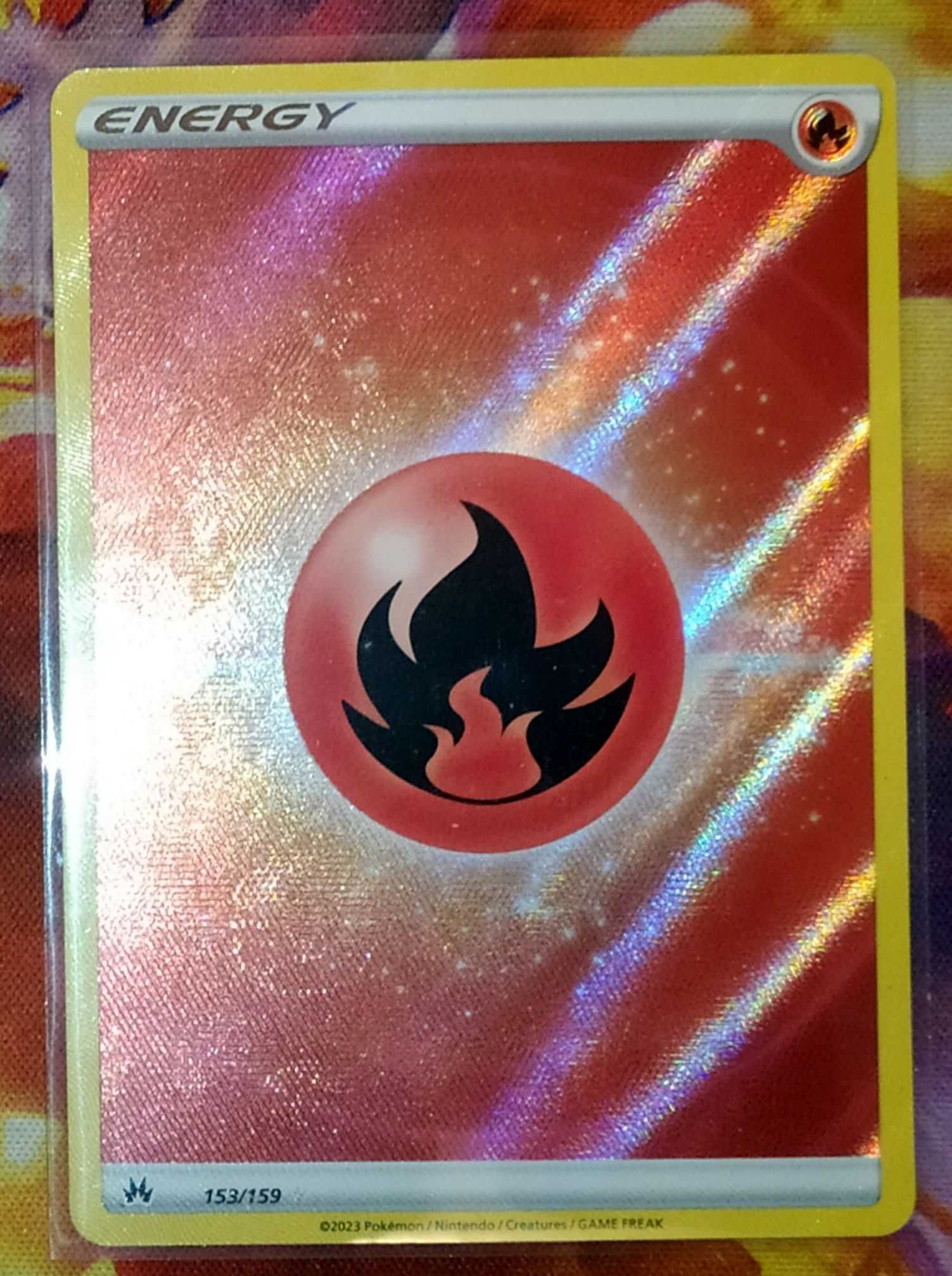 Karta Fire Energy ART (Pokemon TCG Crown Zenith 153/159)