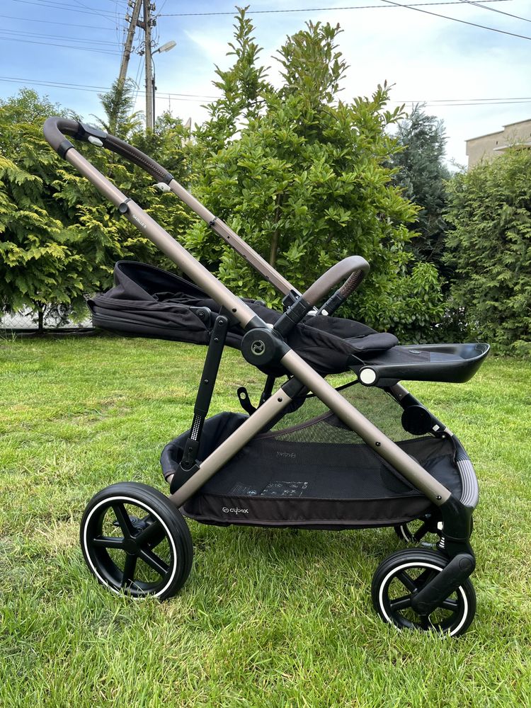 Podwójny wózek Cybex Gazelle S - Rama Taupe (1x gondola+2x spacerowka)