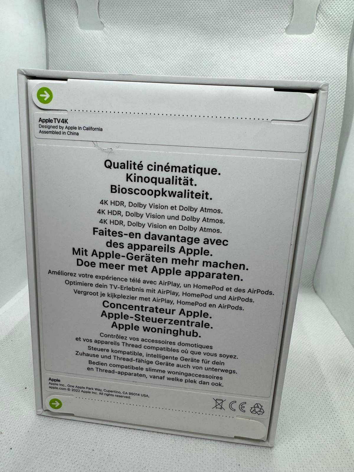 Apple TV 4K 128gb wi-fi + Ethernet 3rd Generation MN893FD/A Медиаплеер
