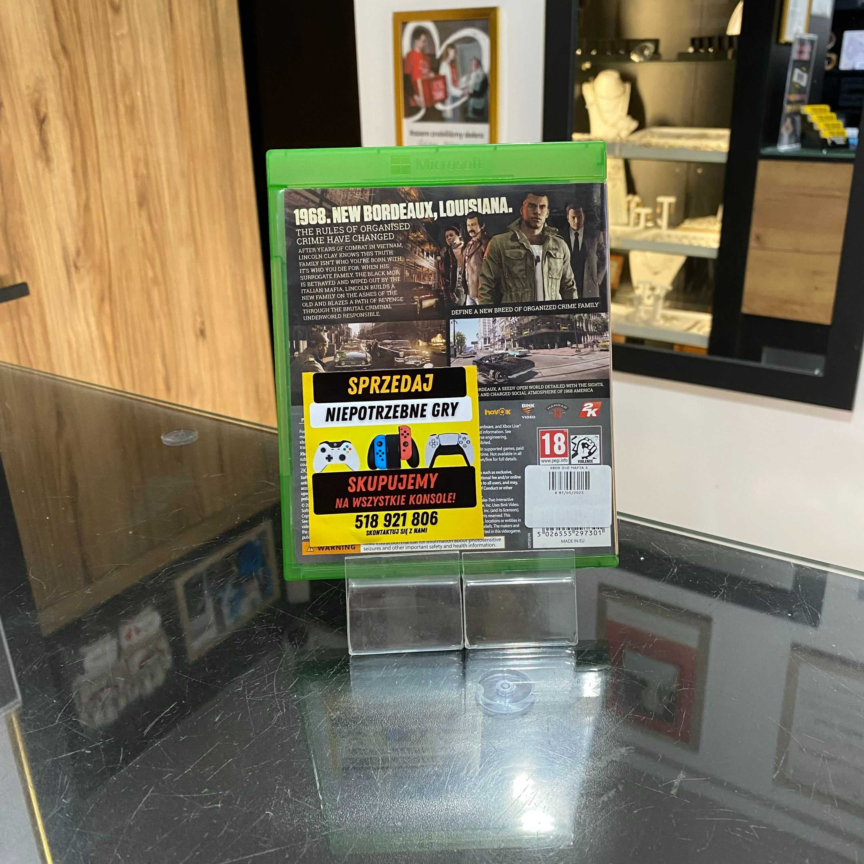 Gra Xbox One Mafia 3
