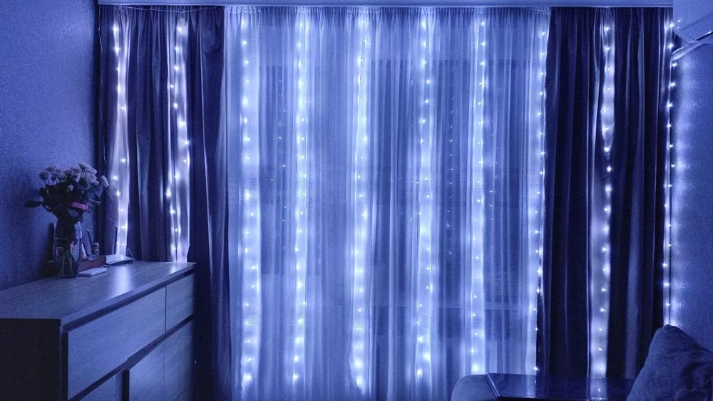 Гірлянда-штора "Роса" - хіт цієї зими!