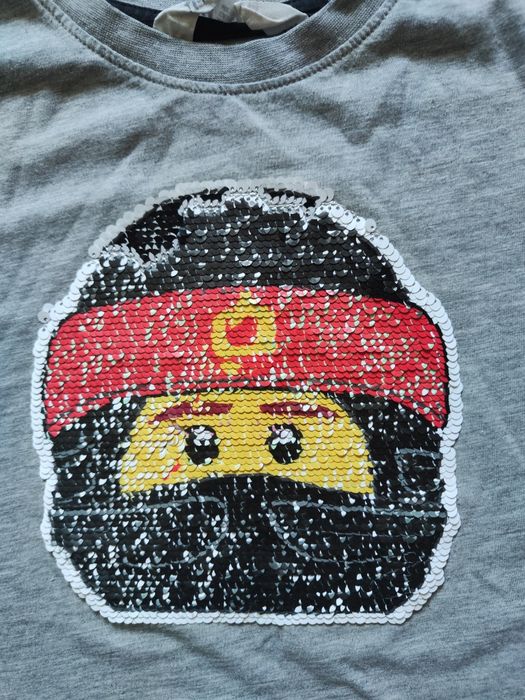 T-shirt szary Ninjago h&m 122/128