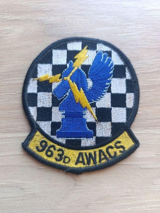 Naszywka USAF AWACS 963rd Airborne Air Control Squadron