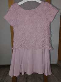 Sukienka Zara 98 plus bluzeczka