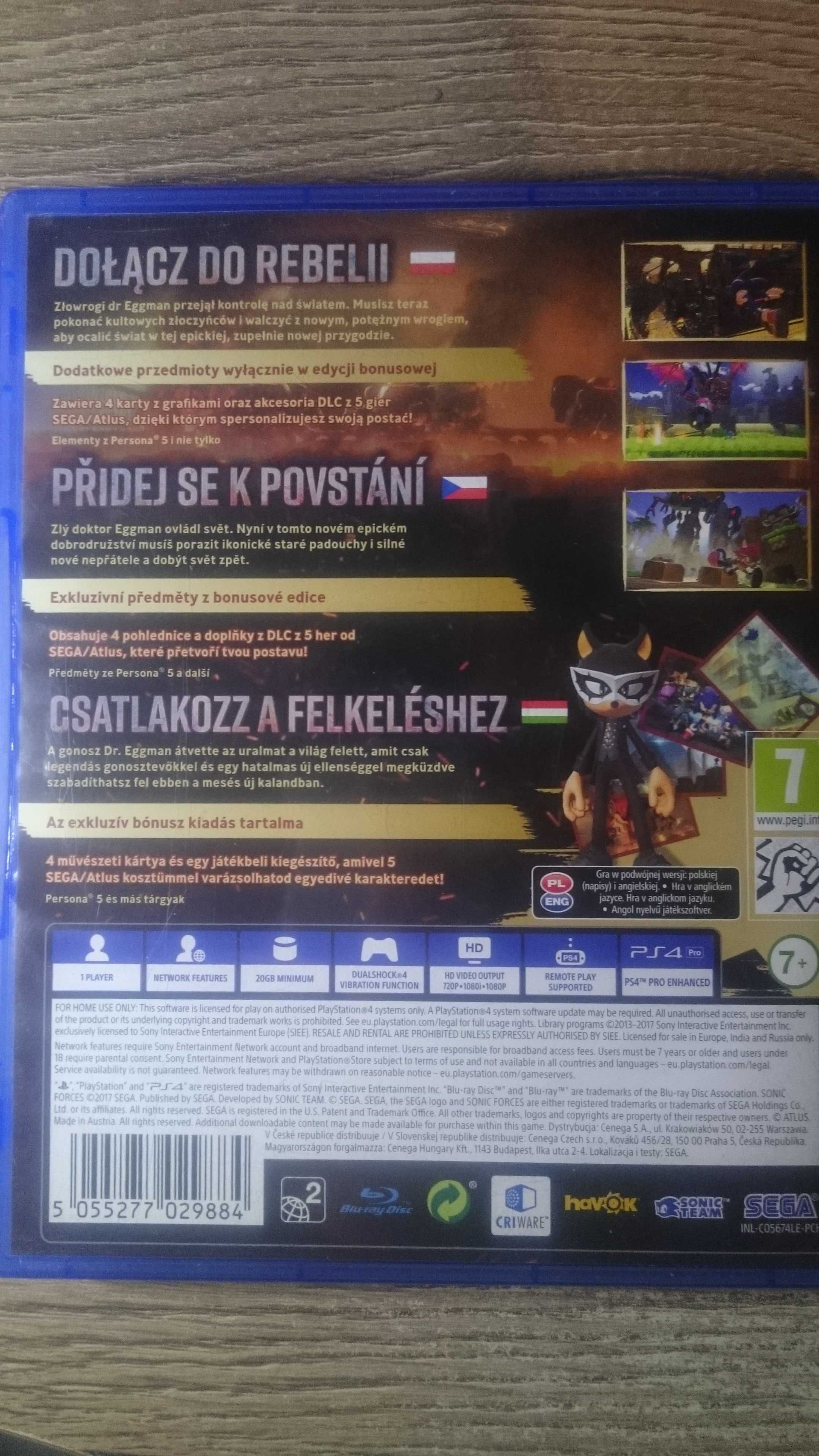 Sonic Forces Bonus Ed. ps4 playstation 4 ratchet clank rayman lego