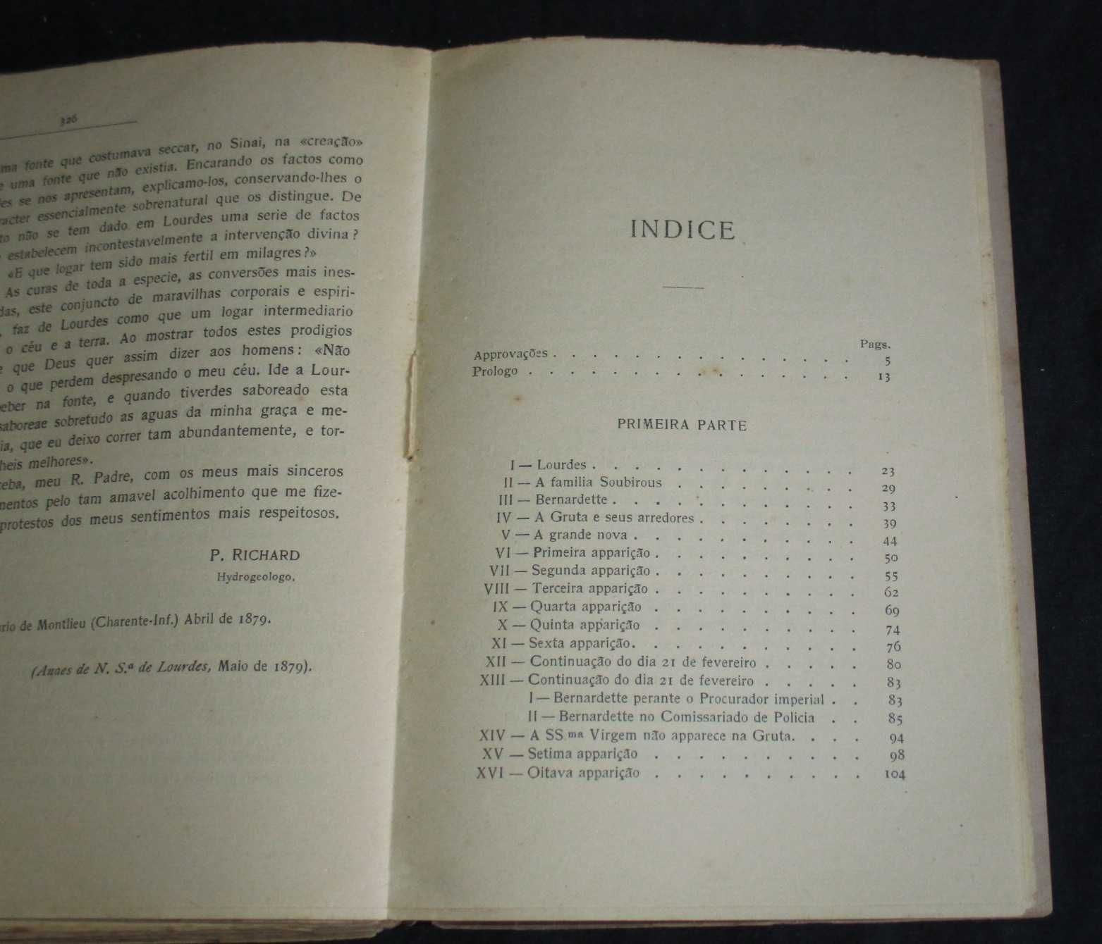Livro As Aparições de Lourdes Recordações Íntimas de uma Testemunha