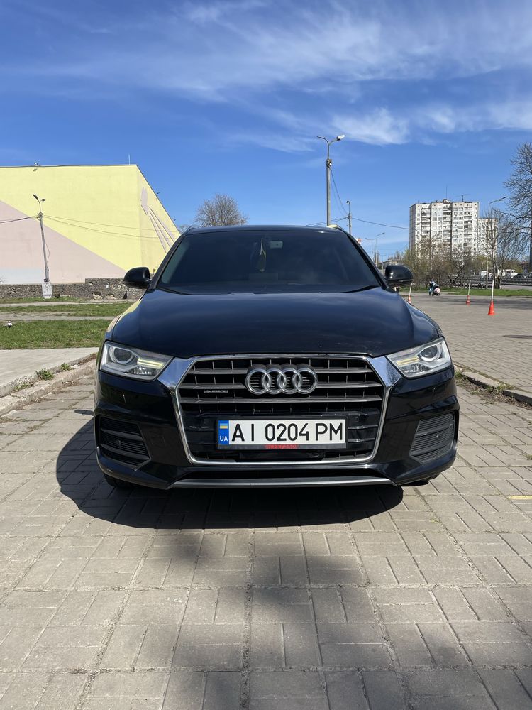 Audi Q3 Premium Plus 2016 Black 2.0l Без дтп, целый