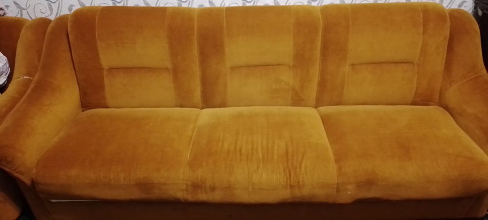 Диван раскладной и кресла 2 шт