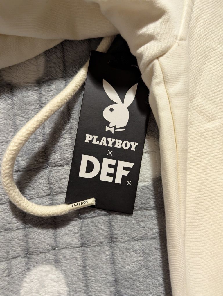 Оригінал! Playboy худі M-L принт та вишивка НОВЕ