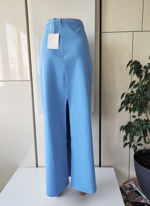 Cos довга бавовняна спідниця з розрізом ззаду