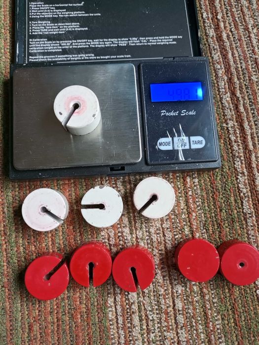 Вагірці на 50 грам - 7 шт.