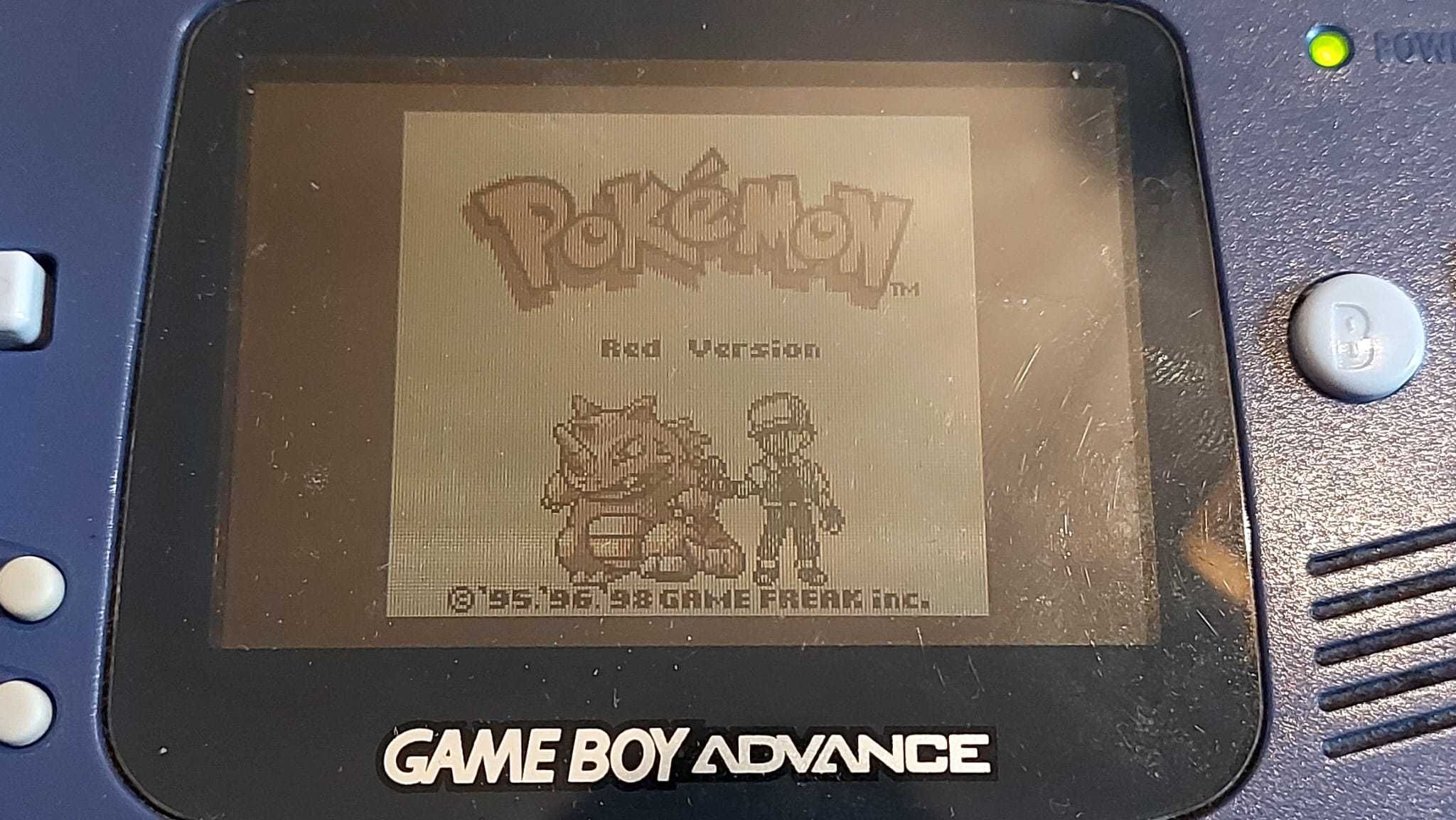 Gameboy Advance Com Pokémon Red