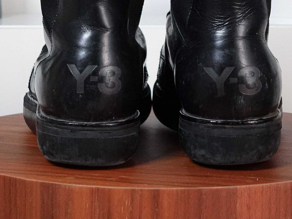 Y-3 Yohji Yamamoto skórzane buty męskie, rozmiar 45, używane, designer
