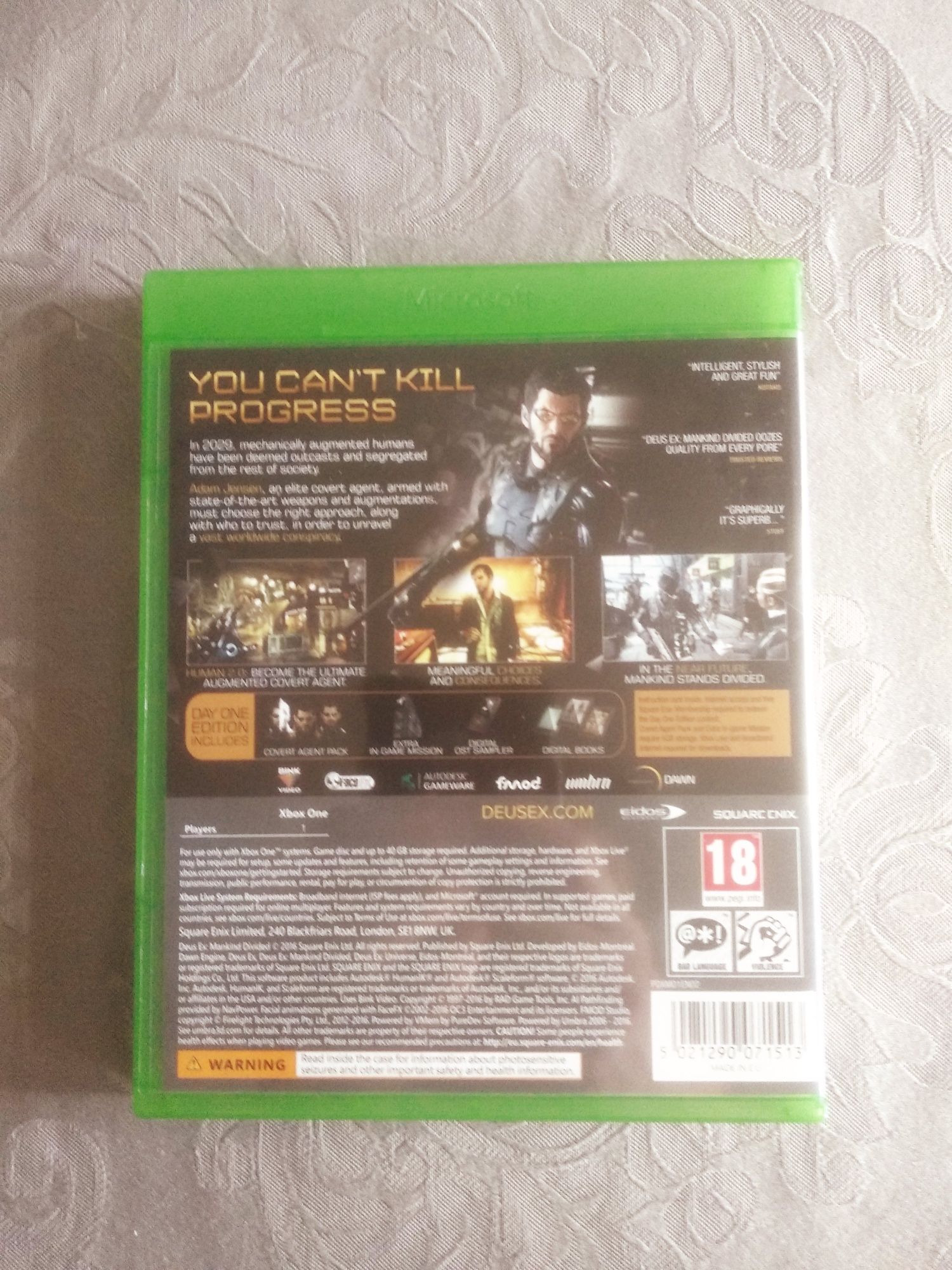 Xbox - Gra Deus Ex Μankind Divided™ Day One Edition