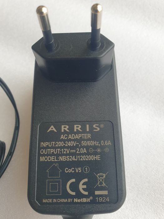 Carregador, adaptador Arris