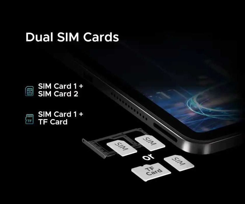 Планшет Doogee T40 Pro 8/512Gb 12" дюймів 2,4K Black 10800mAh + скло