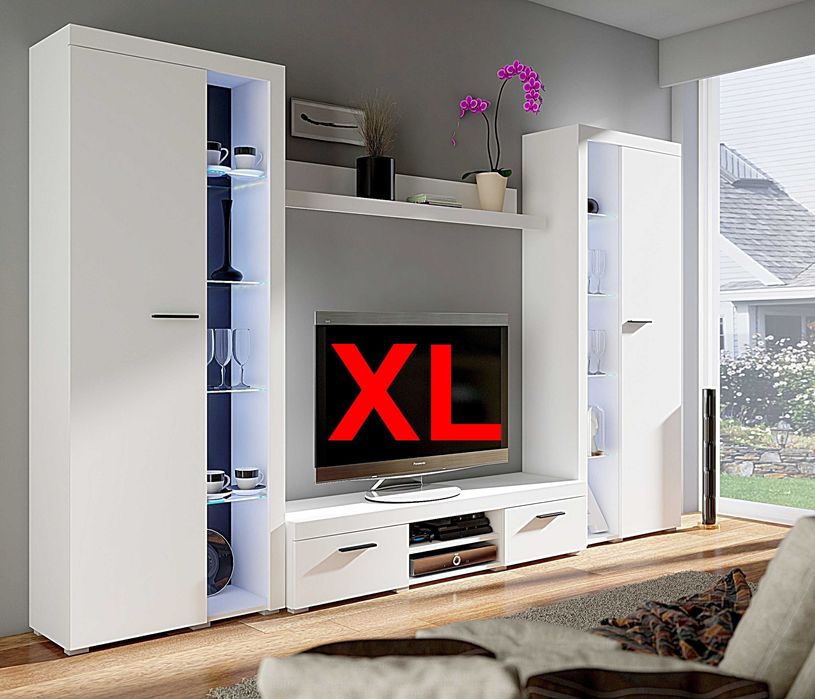 DUŻA Meblościanka Rumba XL 5 kolorów meble do pokoju salonu zestaw