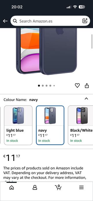 Capa PuyaTeya Navy Blue Iphone 13 Pro