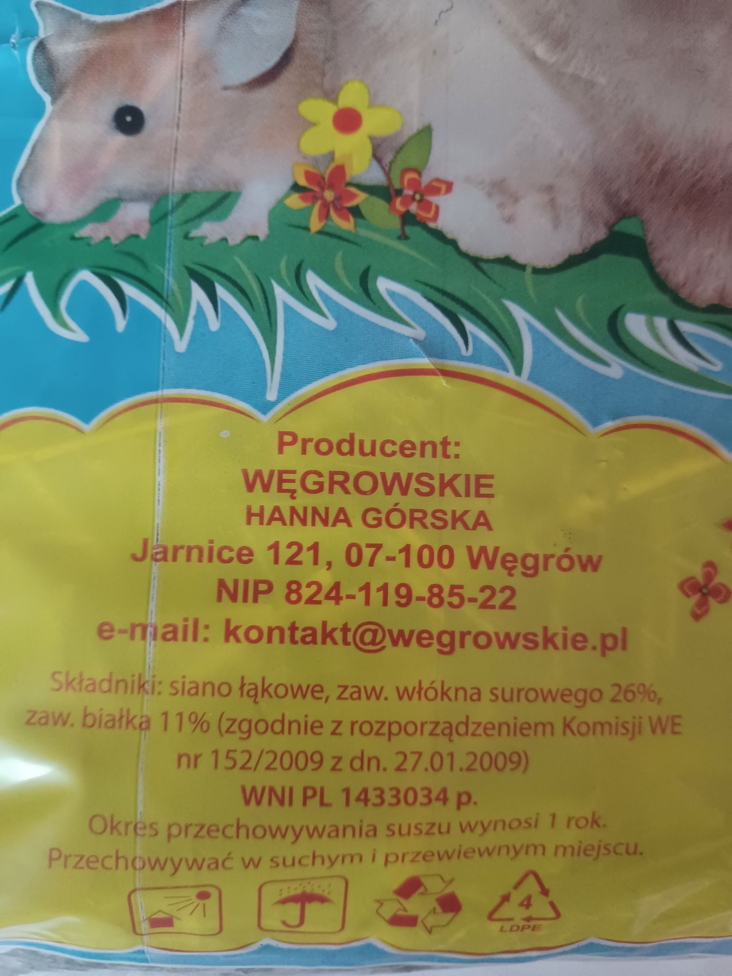 Sianko węgrowskie dla królika