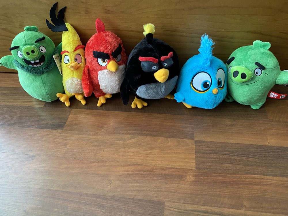 Angry Birds 2 - Coleção 6 peluches