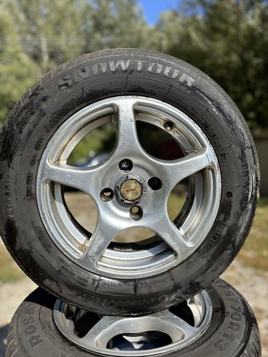 Комплект легкосплавних дисків літня гума 175/70 R13