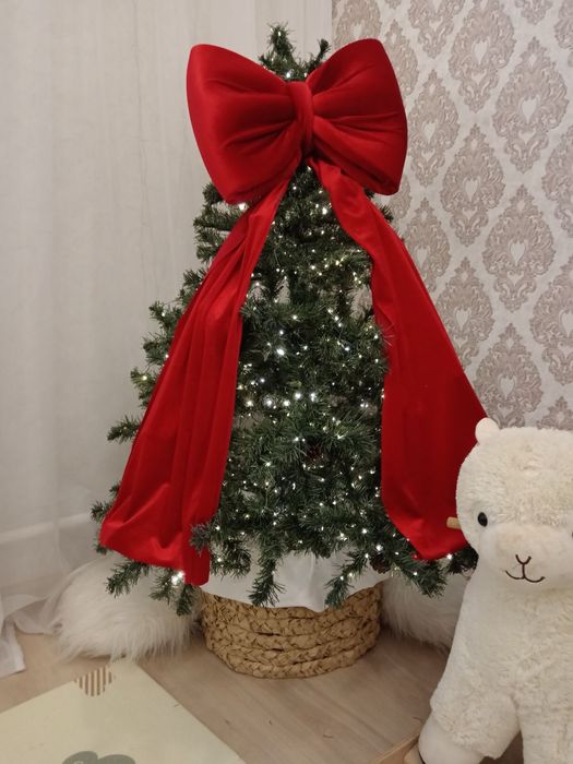 Бант на ялинку | Новорічний бант | Великий бант