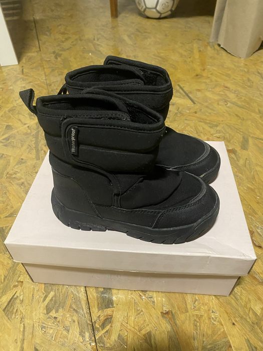Pikowane botki buty dziecięce zimowe water repellent Zara raz. 26