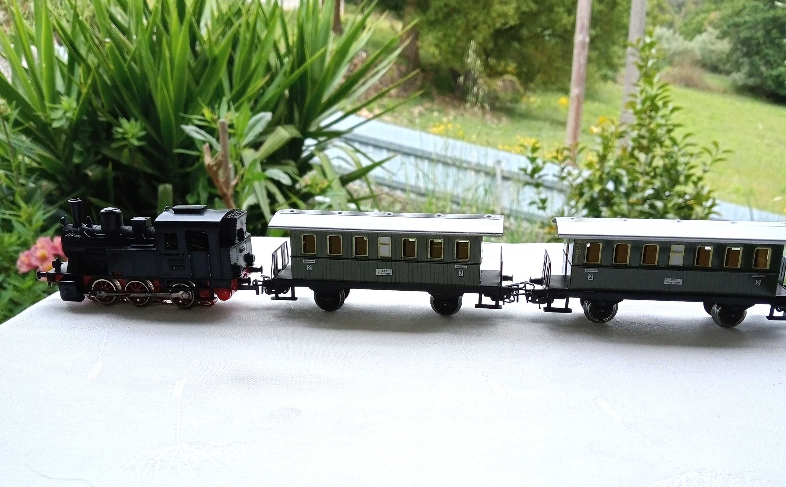 MARKLIN 3029 e duas carruagens 4051(Reservado LVG)